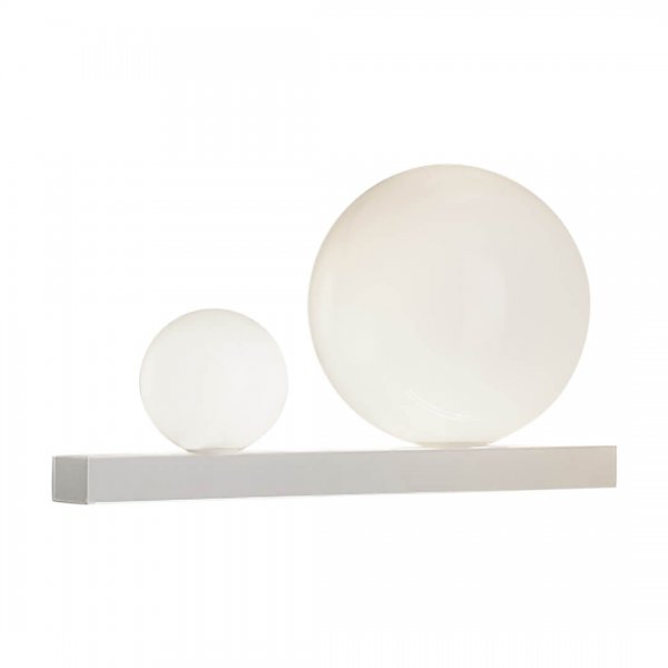 Aplică baie RUBY alb mat & alb opal - Unique by Klausen